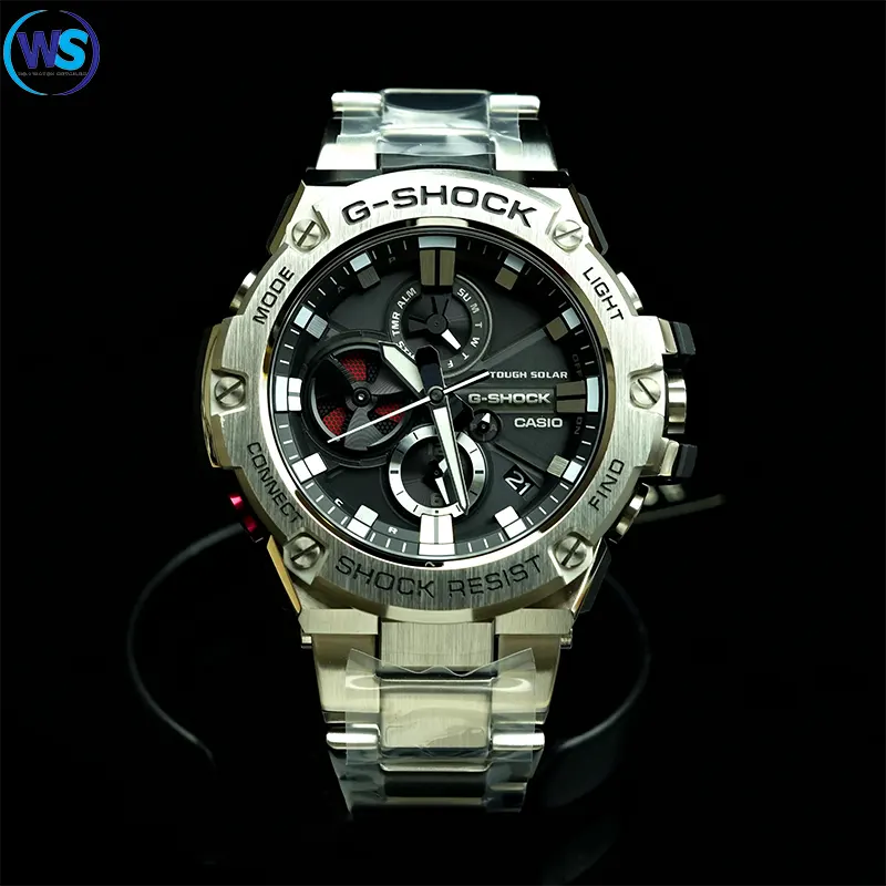 Casio G-Shock Tought Solar Power Black Dial Men's Watch- GST-B100D-1A